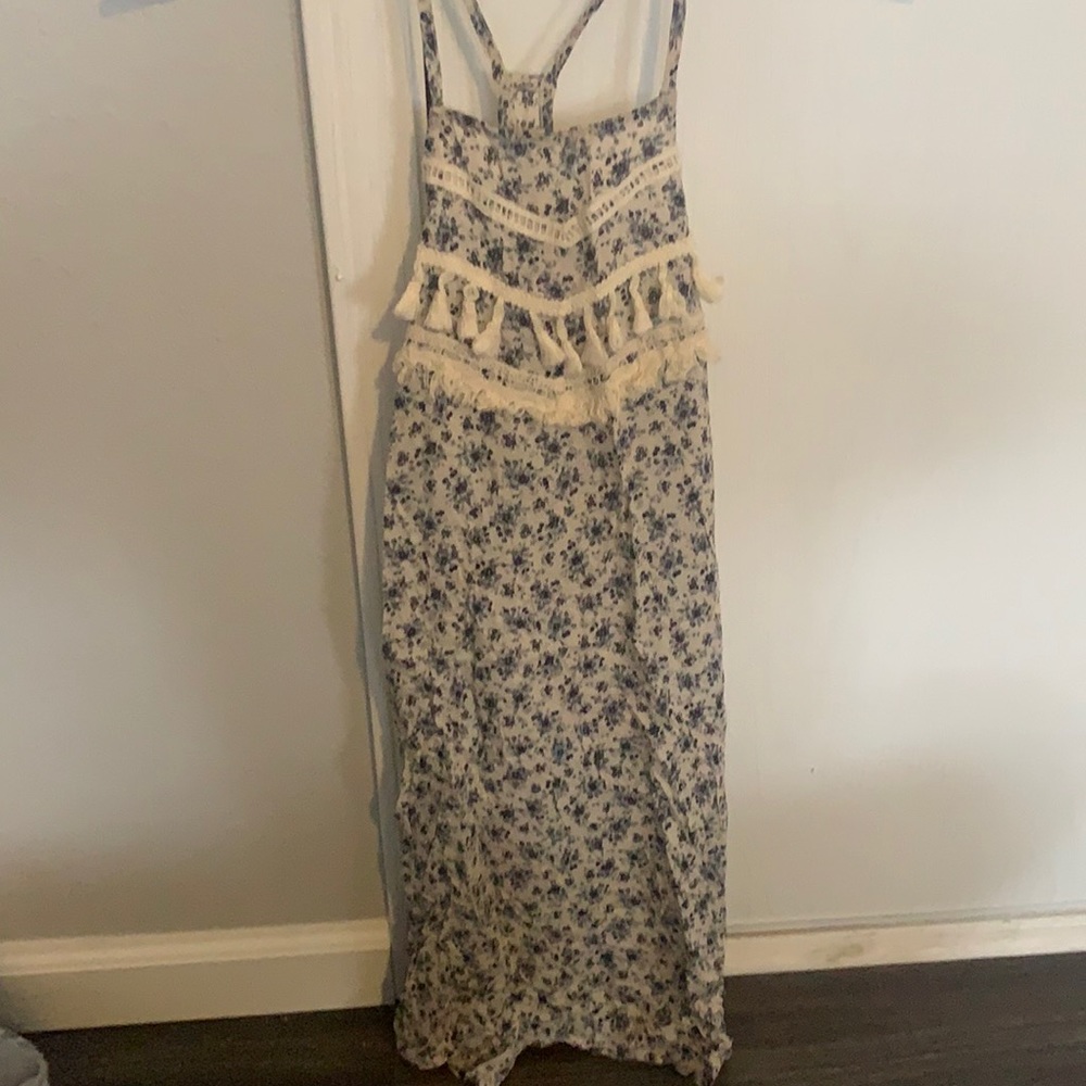 Racer-back mini dress